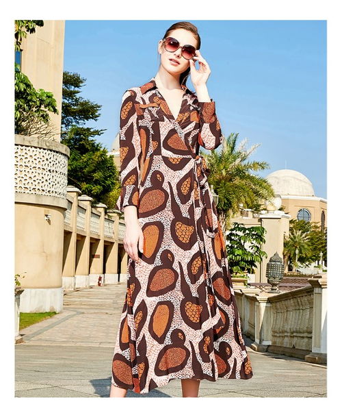 【0庫存品牌女裝進貨價是多少折魅之女中長款連衣裙】- 